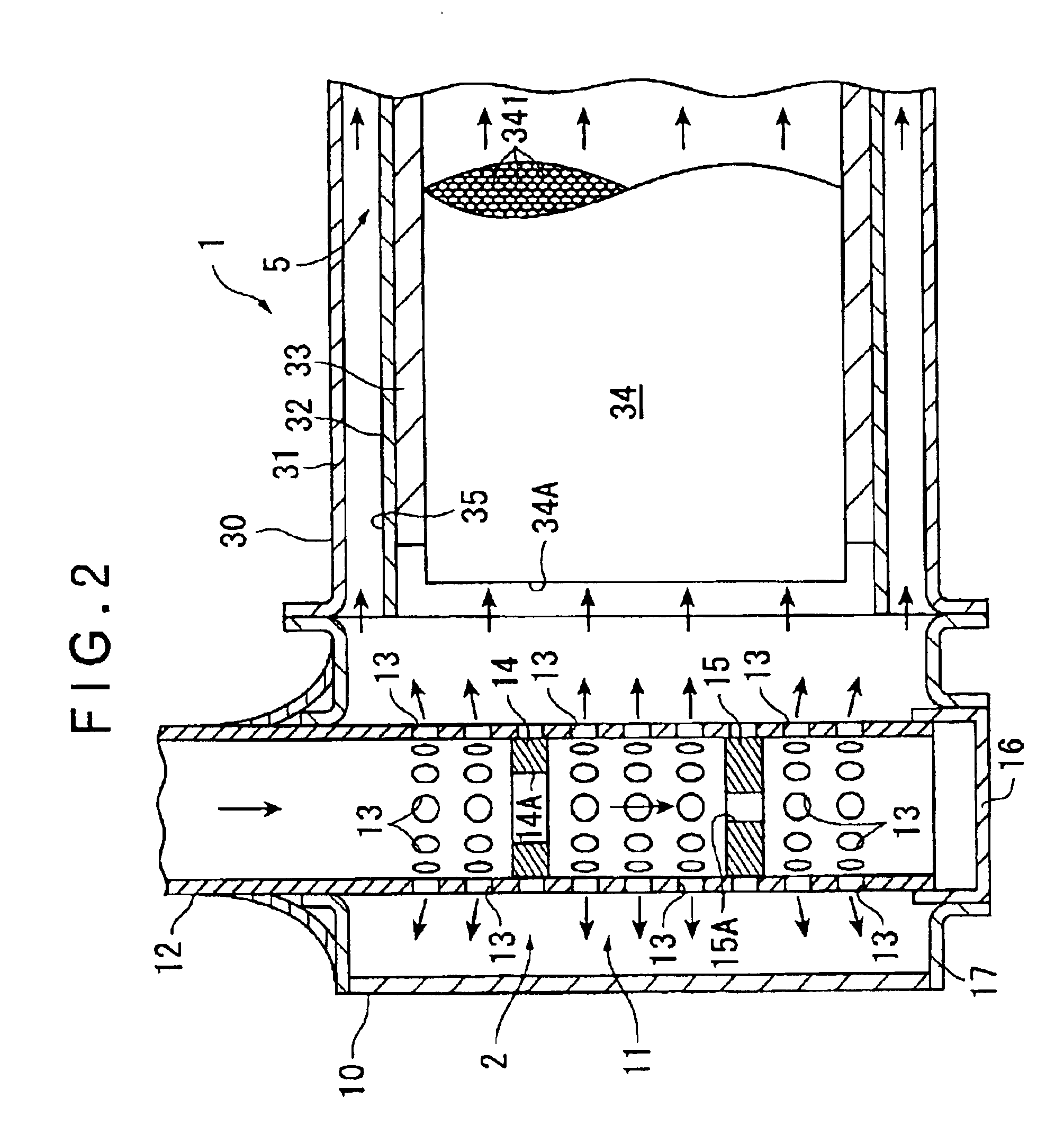 Exhaust gas purifying system for internal combustion engine