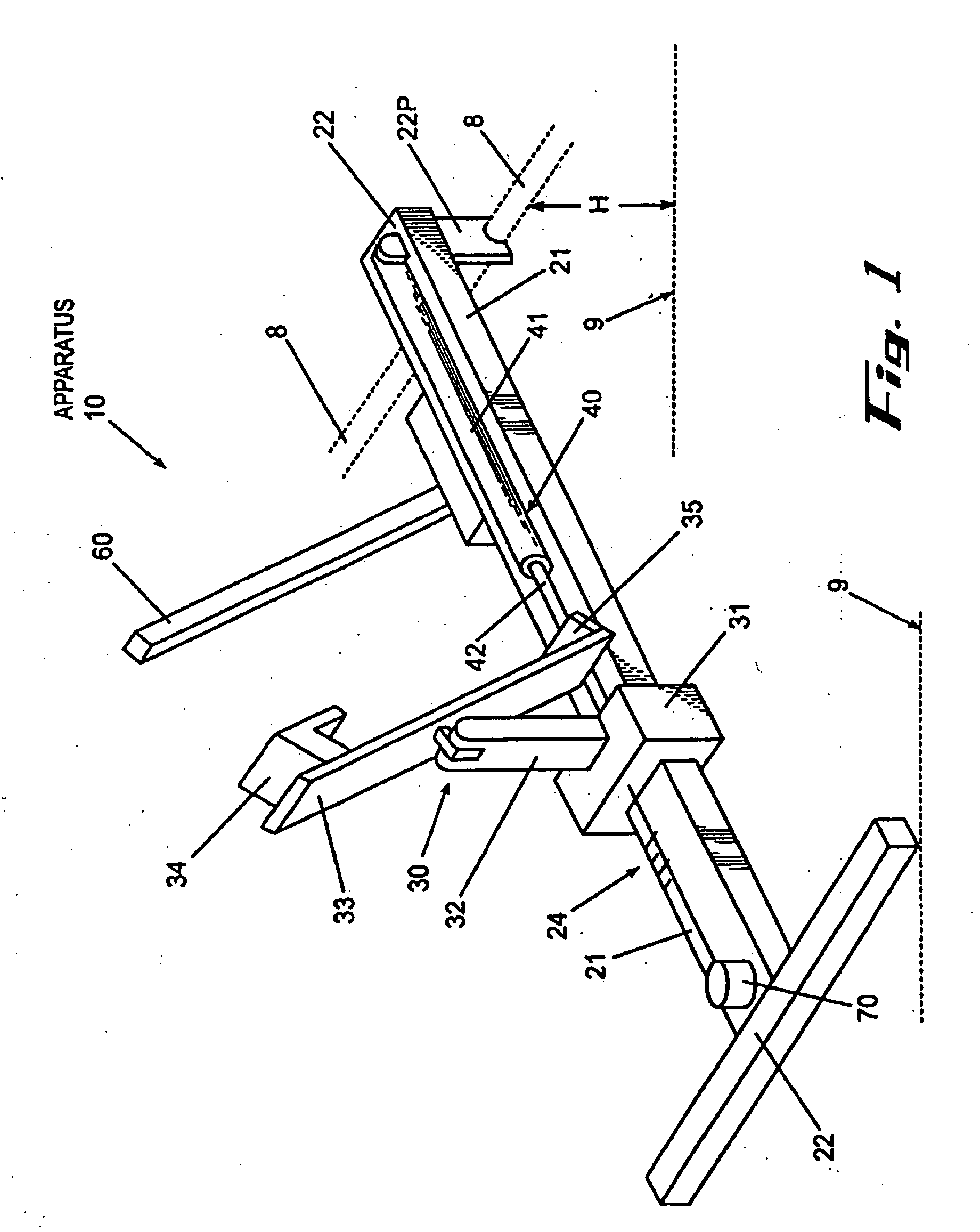 Method and apparatus for enabling and monitoring the movement of human limbs