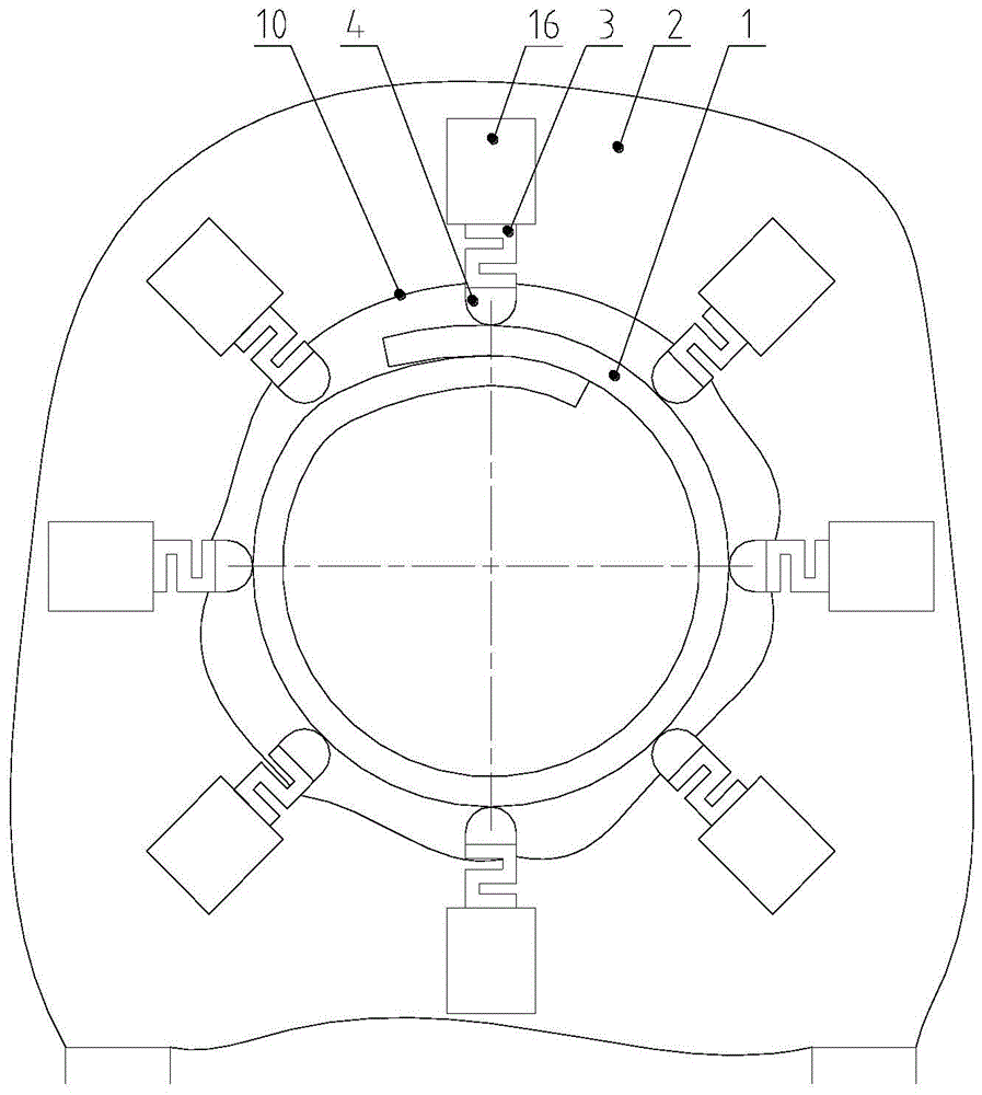 A method and device for testing the lateral stiffness of a tubular belt