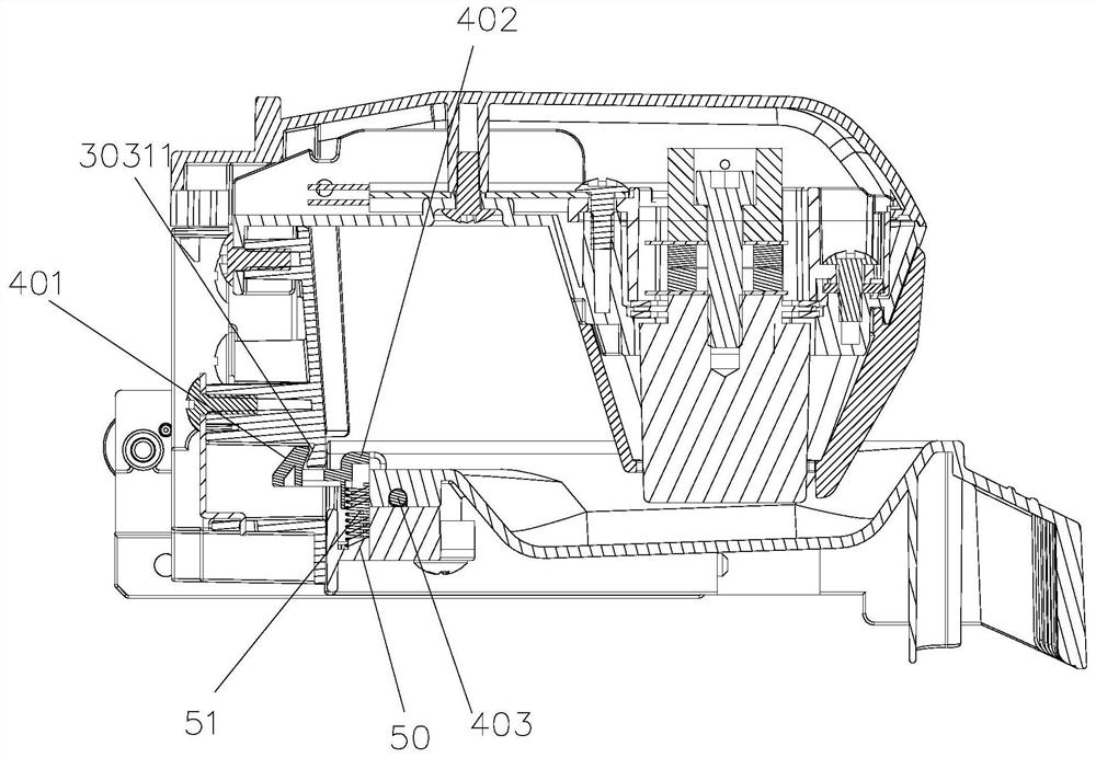 Clothes partial cleaning device and washing machine