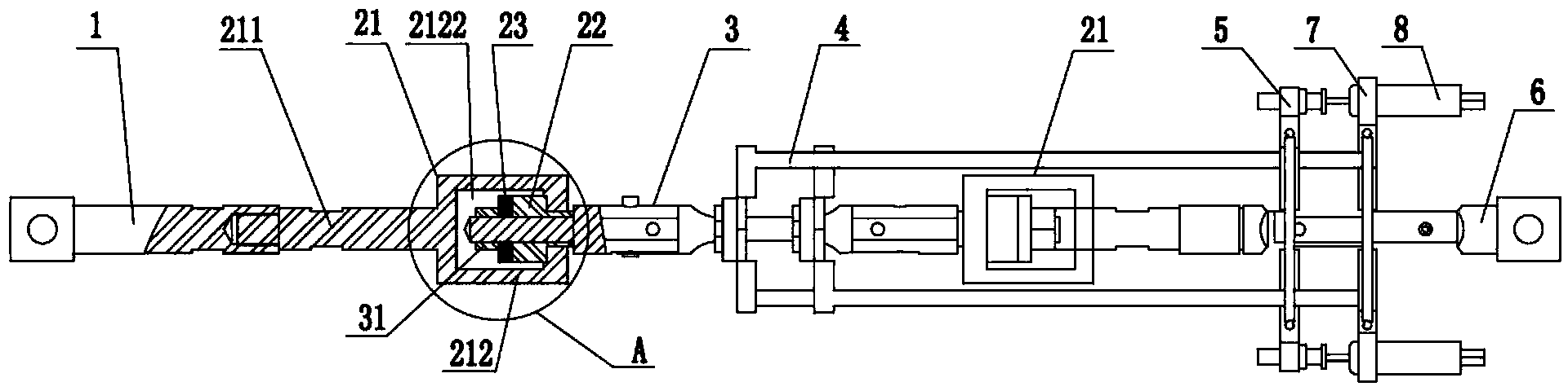 Fixture system for creep test