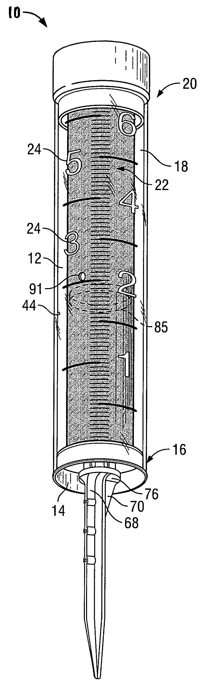 Precipitation collecting gauge