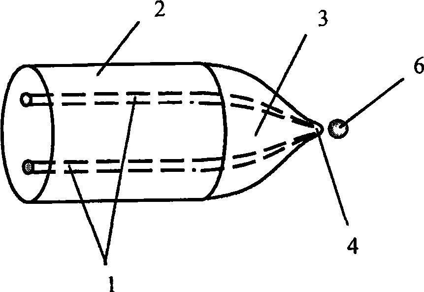 Double core single optical fiber optical tweezers for capturing minute particle and its manufacture method