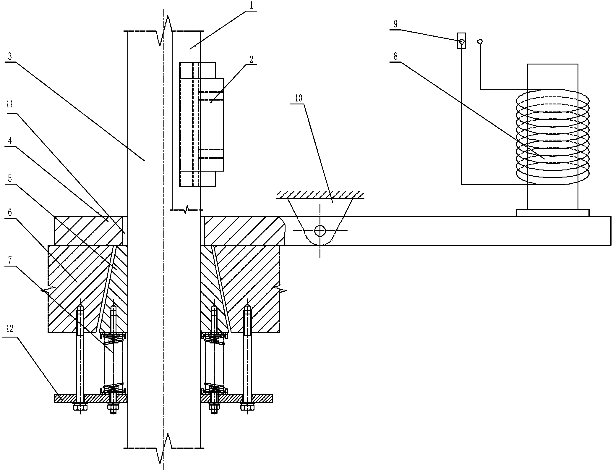 Automatic-detection and falling-protection safety device