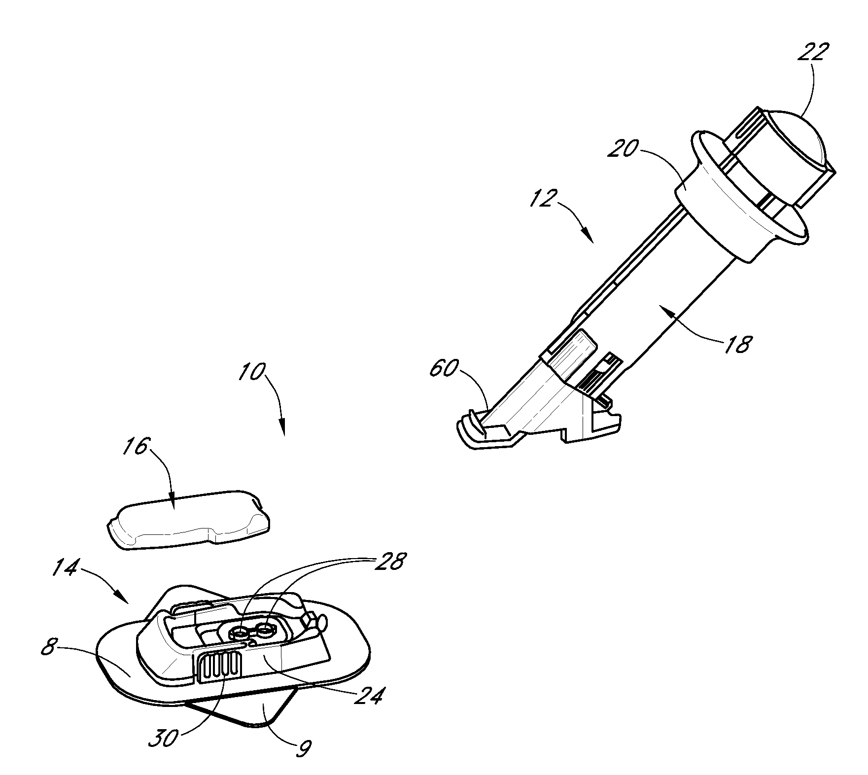 Low oxygen in vivo analyte sensor