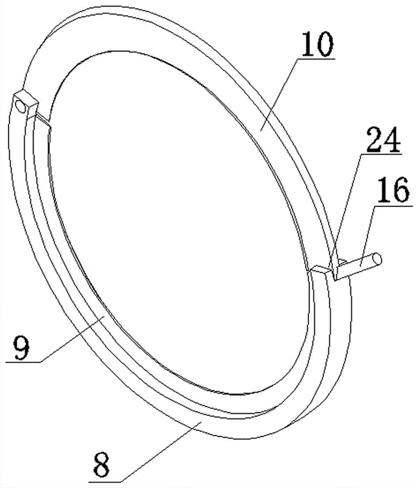 Cable stripping device