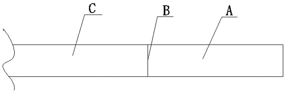 Cable stripping device