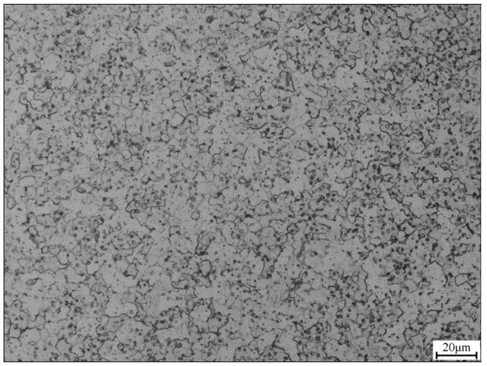 Preparation method of high-density fine-grain W-TiC alloy material