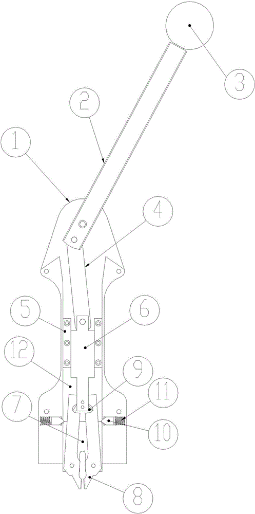 Blade drawing tongs