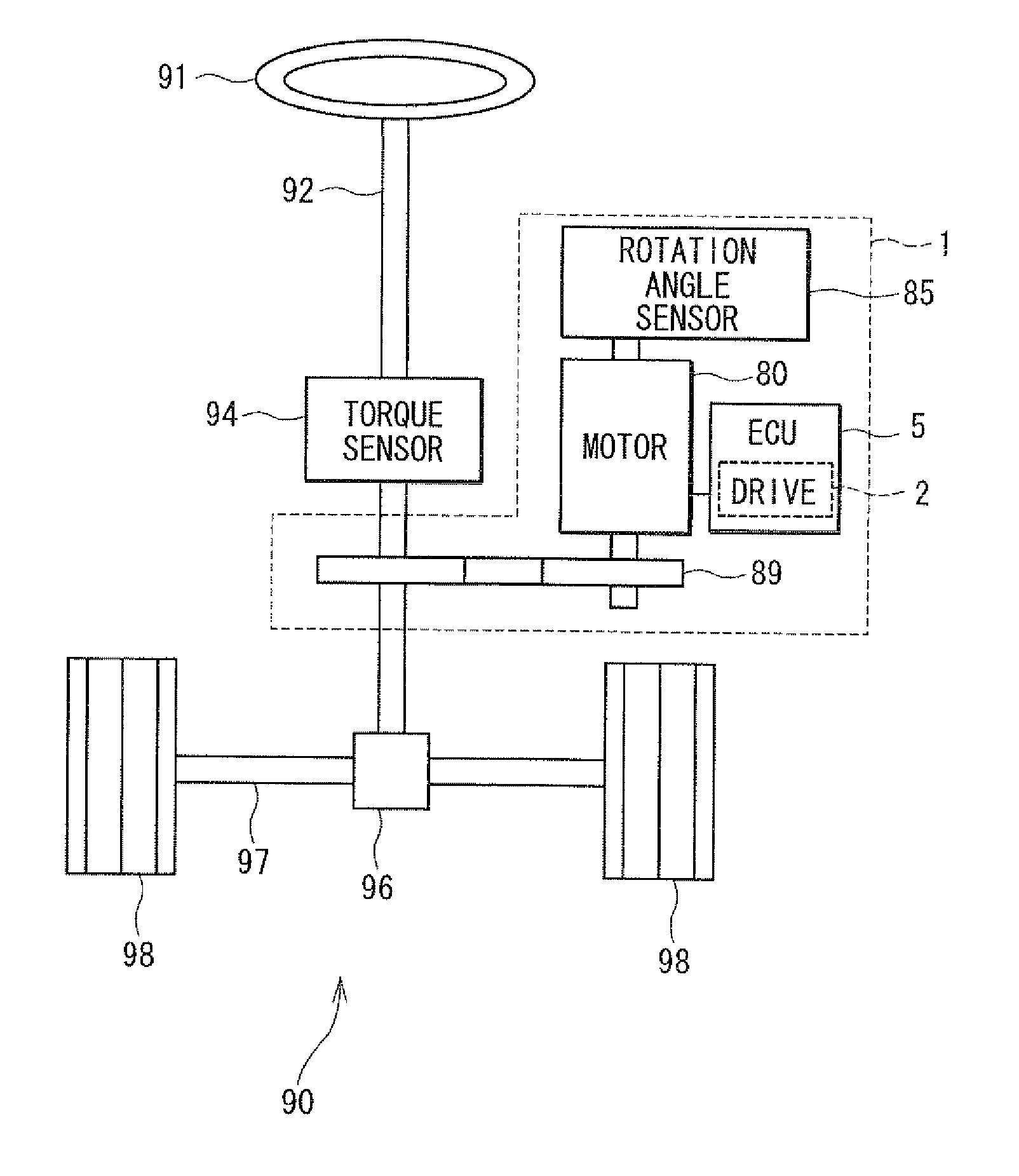 Motor drive and electric power steering apparatus using the same