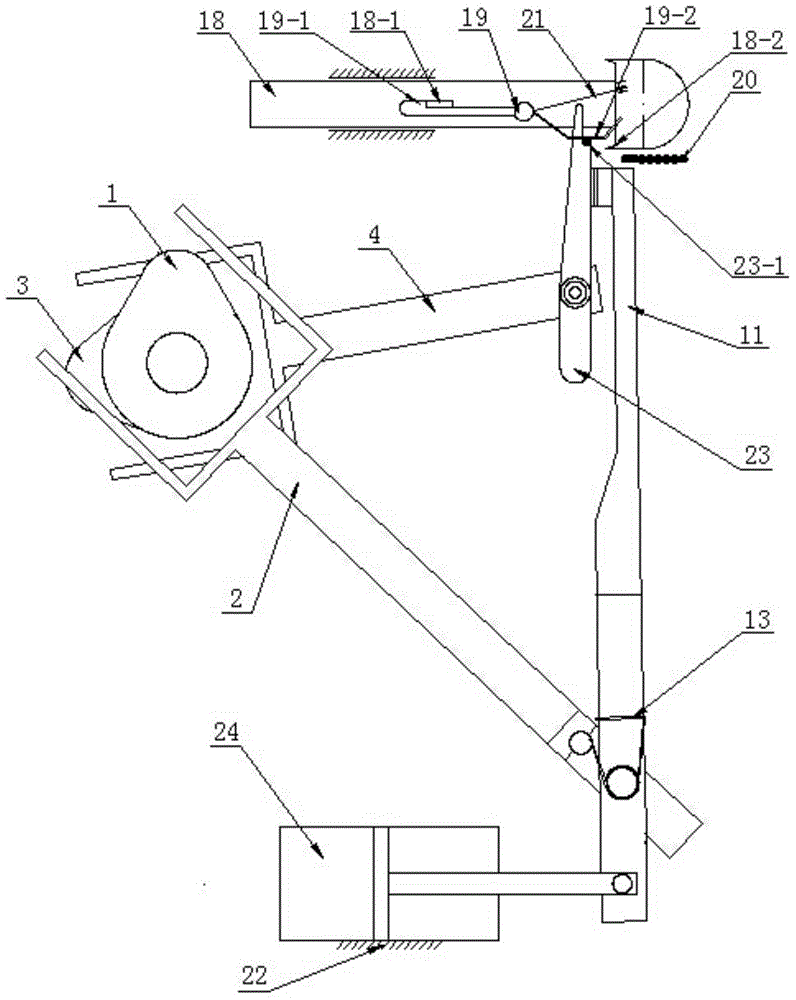 Automatic yarn separating machine