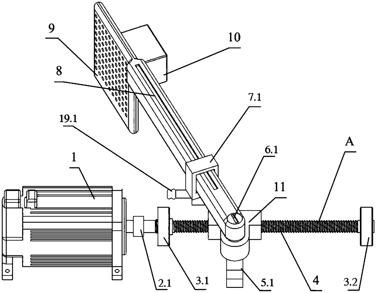 Adjusting device for installation angle of multiple probes and measuring and compensating methods