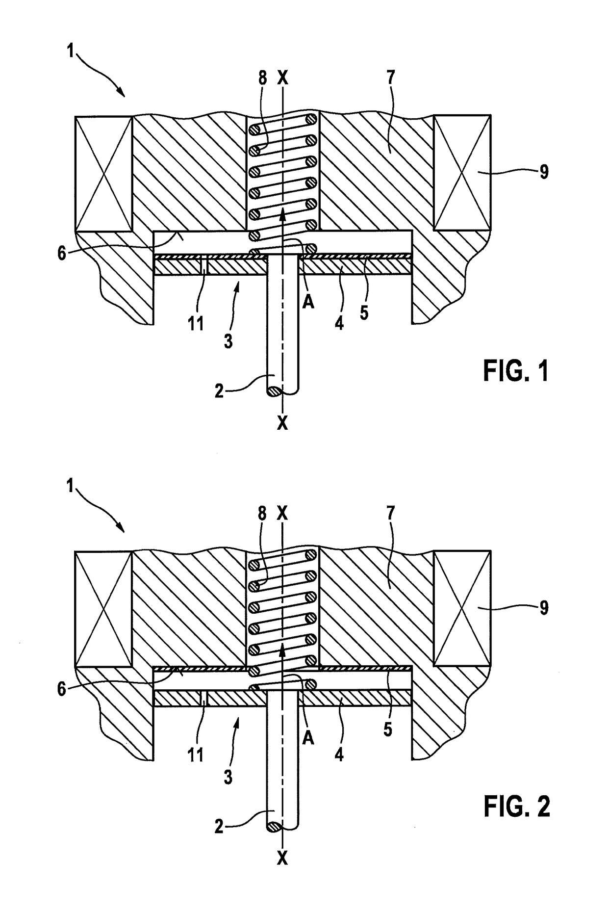 Valve for injecting fuel