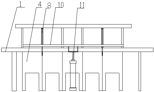 Frame type ultrasonic cleaning device