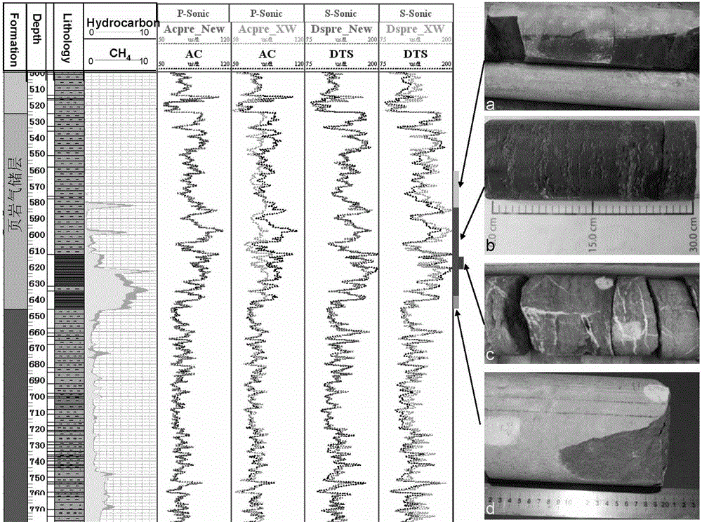 Shale gas reservoir crustal stress logging prediction method based on rock physics model