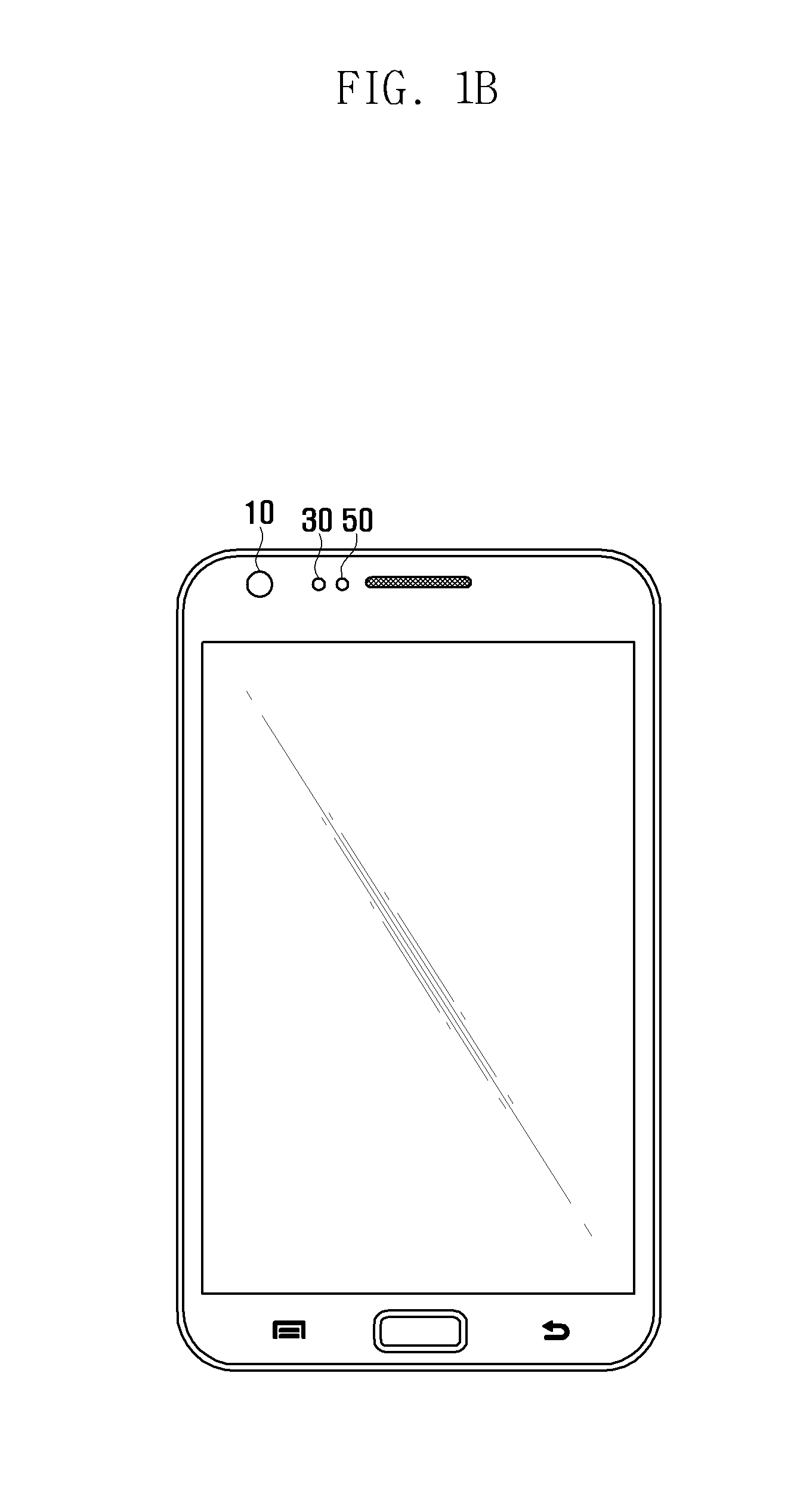 Terminal and method for iris scanning and proximity sensing