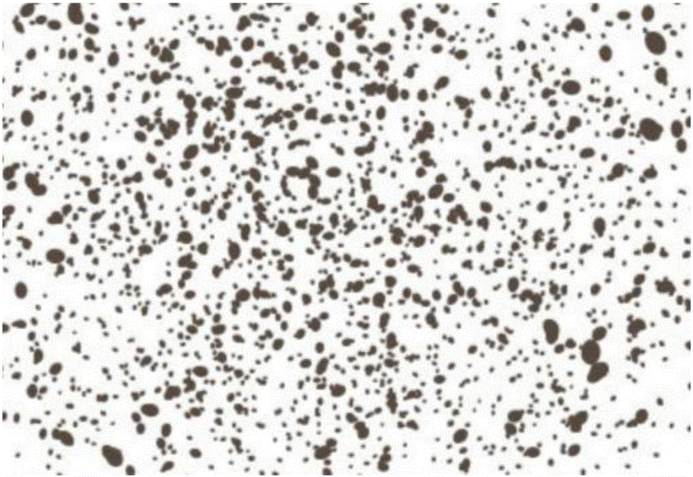 Method for forming punctate pattern on surface of metal