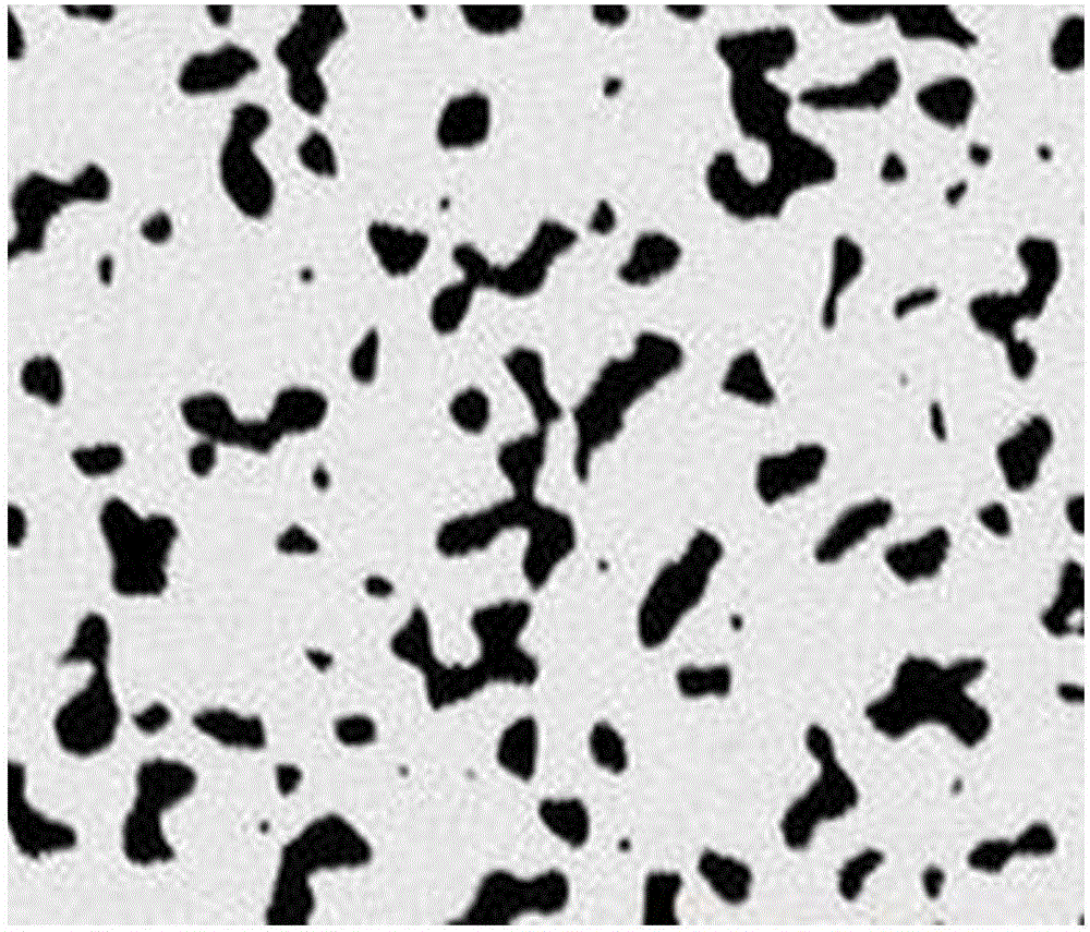 Method for forming punctate pattern on surface of metal