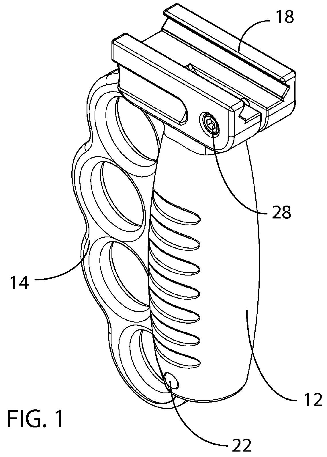 Firearm handgrip with tool component