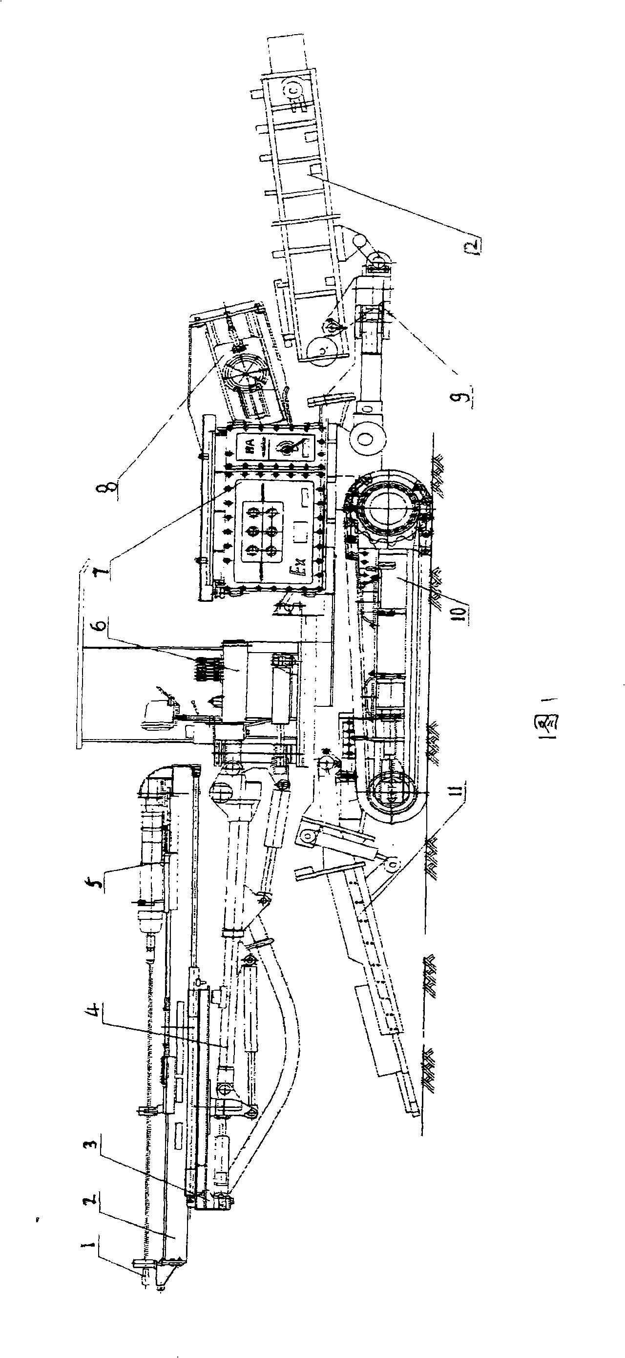 Integrated drill rig