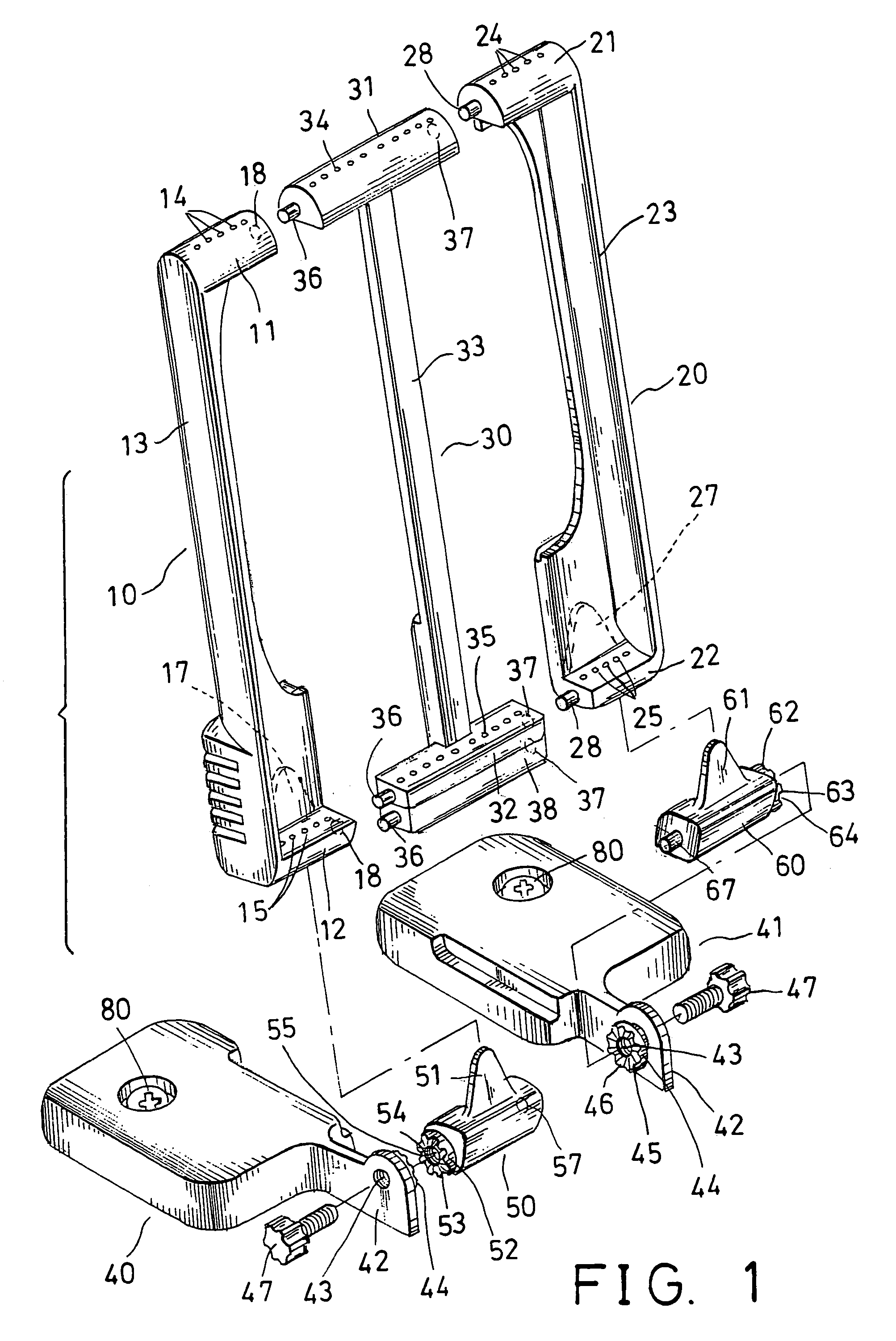 Adjustable book holder assembly