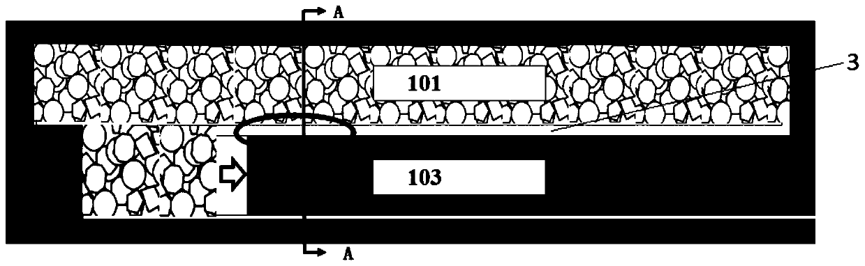 Coal mine impact ground pressure prevention structure and method