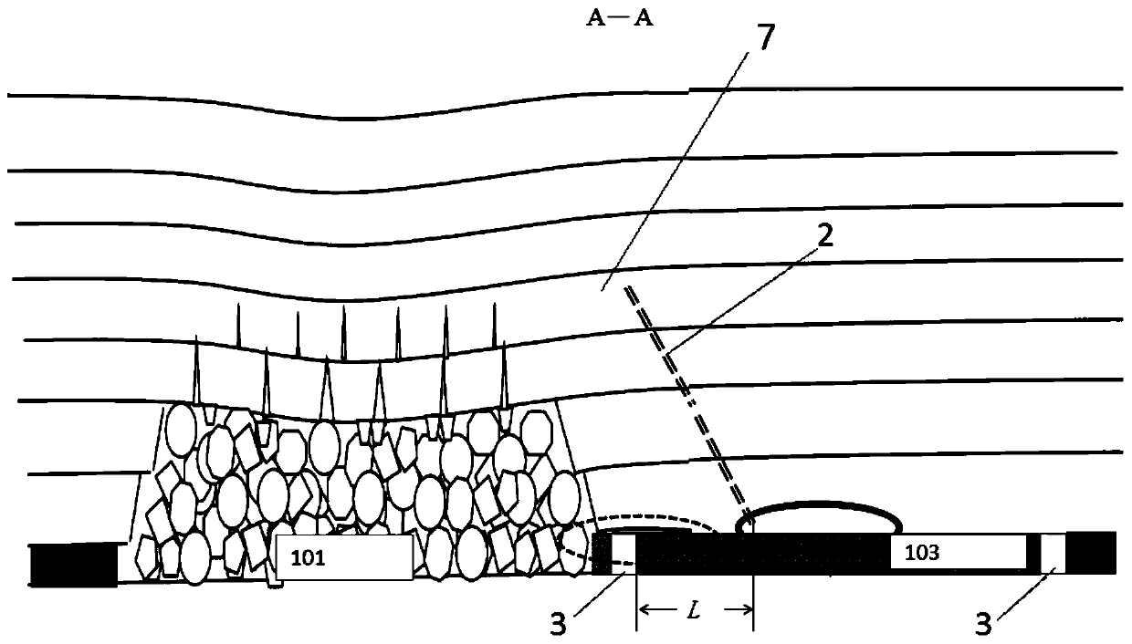 Coal mine impact ground pressure prevention structure and method