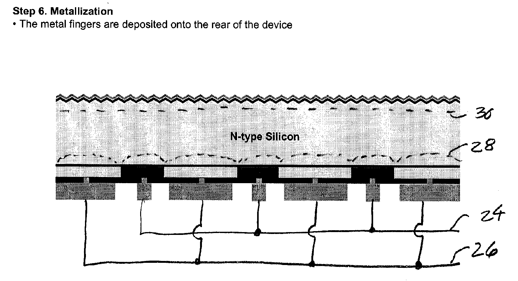 Solar cell having polymer heterojunction contacts