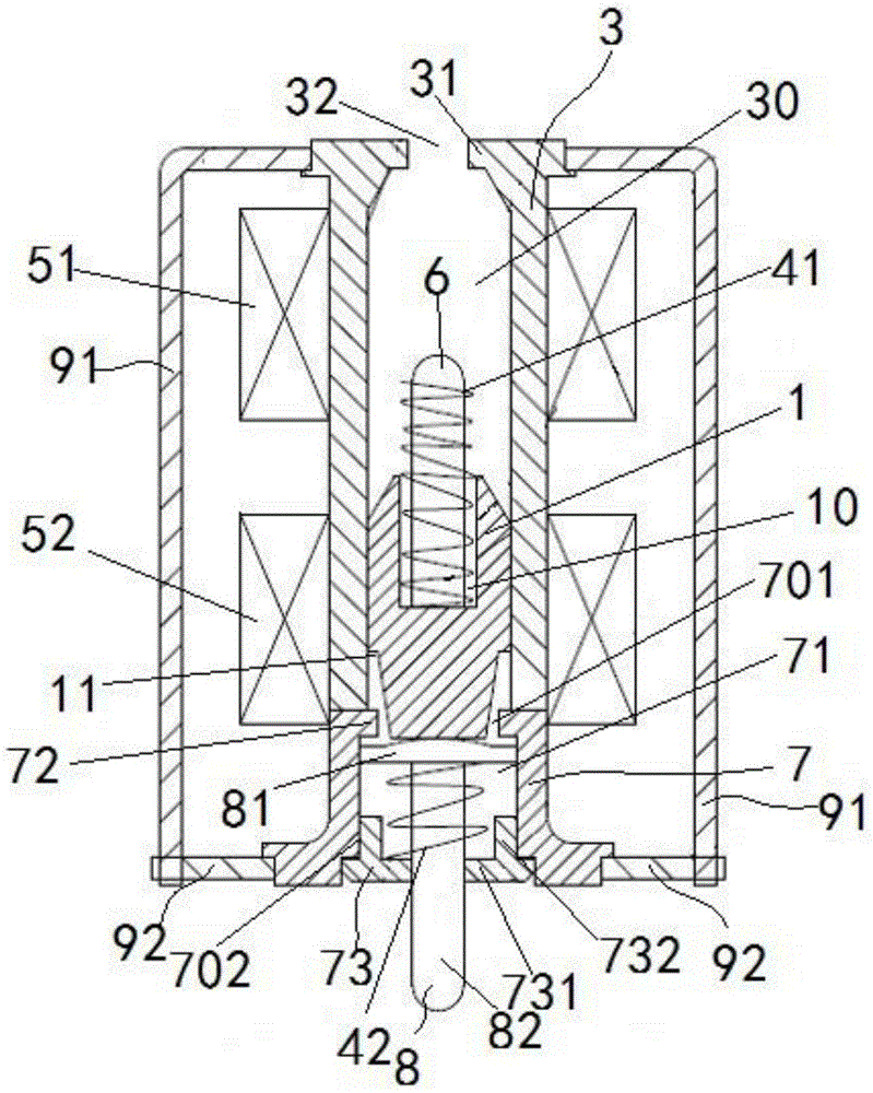 Electromagnet structure