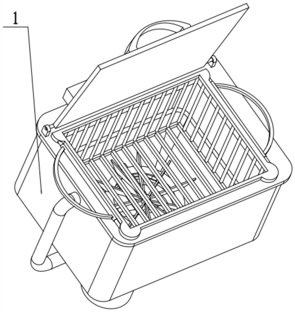 Automatic vegetable cleaning device