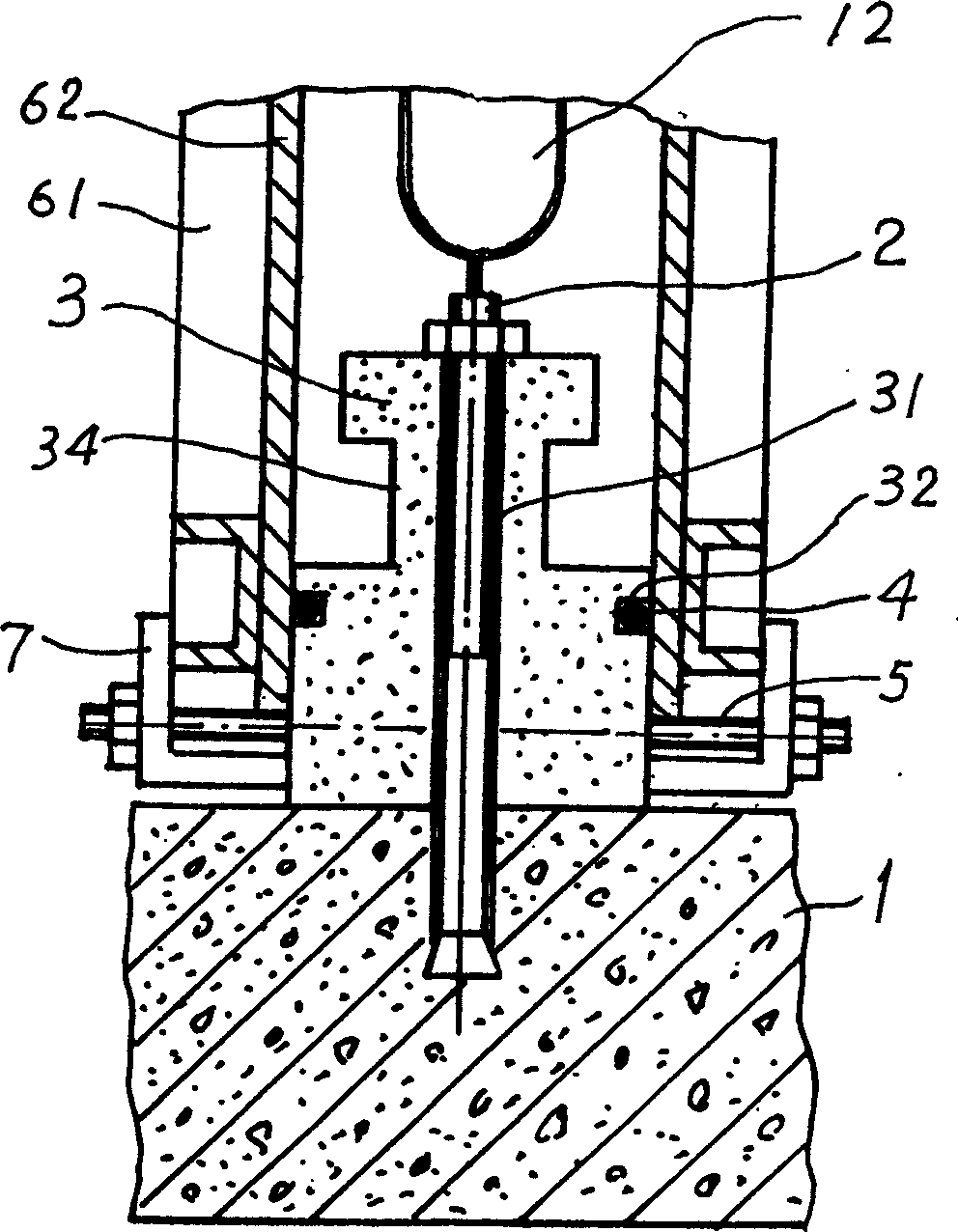 Light weight gypsum wall body field one piece constrction method