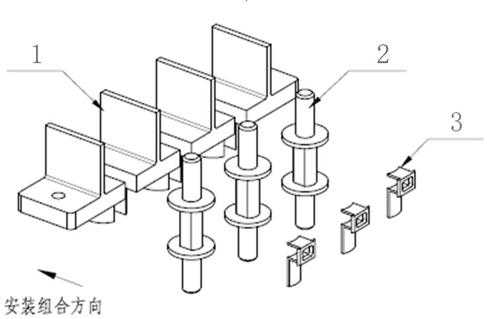 Splicing type binding post assembly