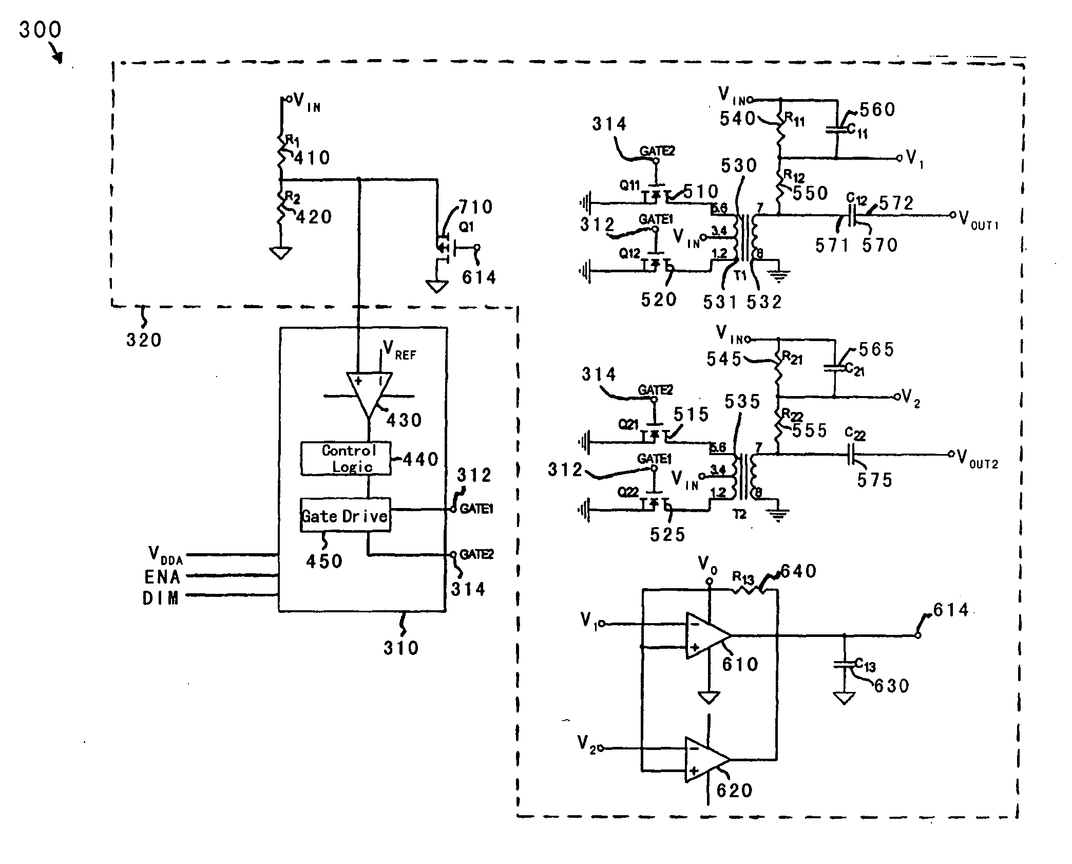 Driver system and method with multi-function protection for cold-cathode fluorescent lamp and external-electrode fluorescent lamp