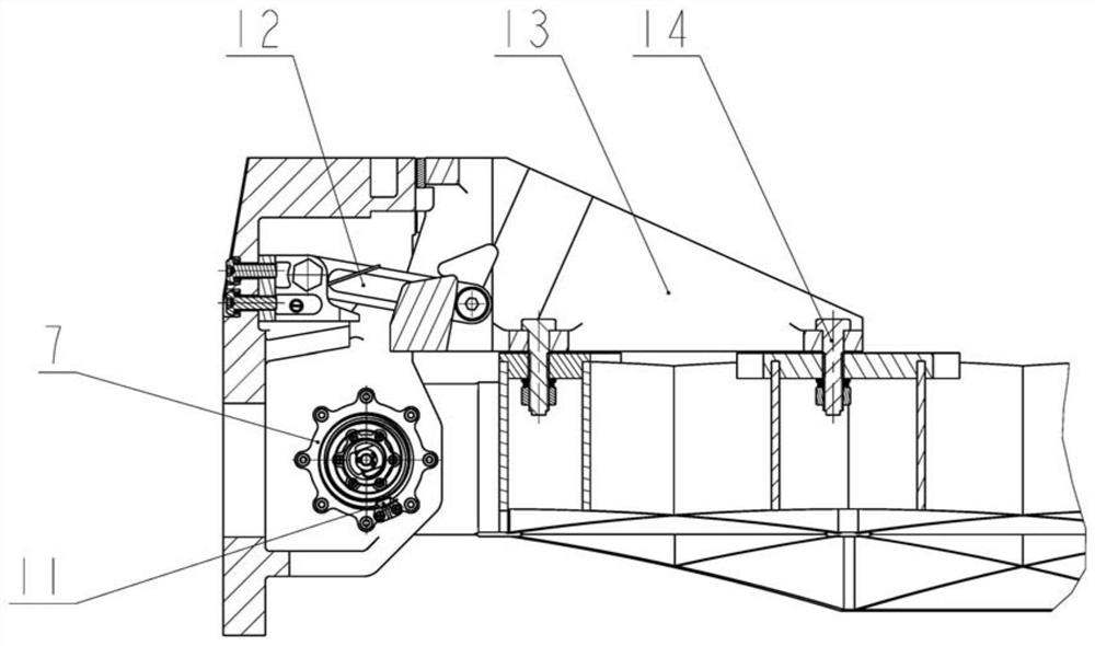 A grid rudder deployment locking mechanism for space transport