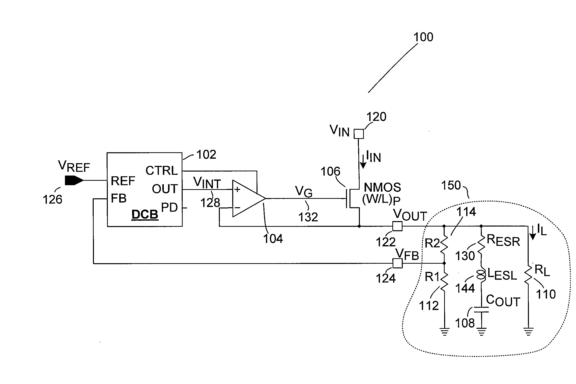 Hybrid low dropout voltage regulator circuit