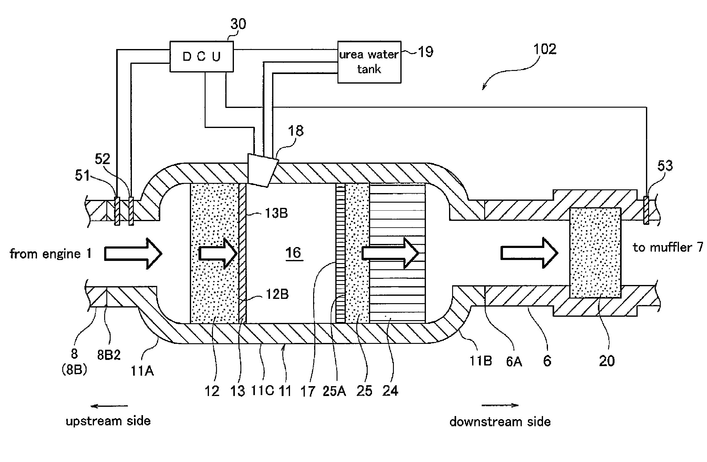 Exhaust gas purifying apparatus