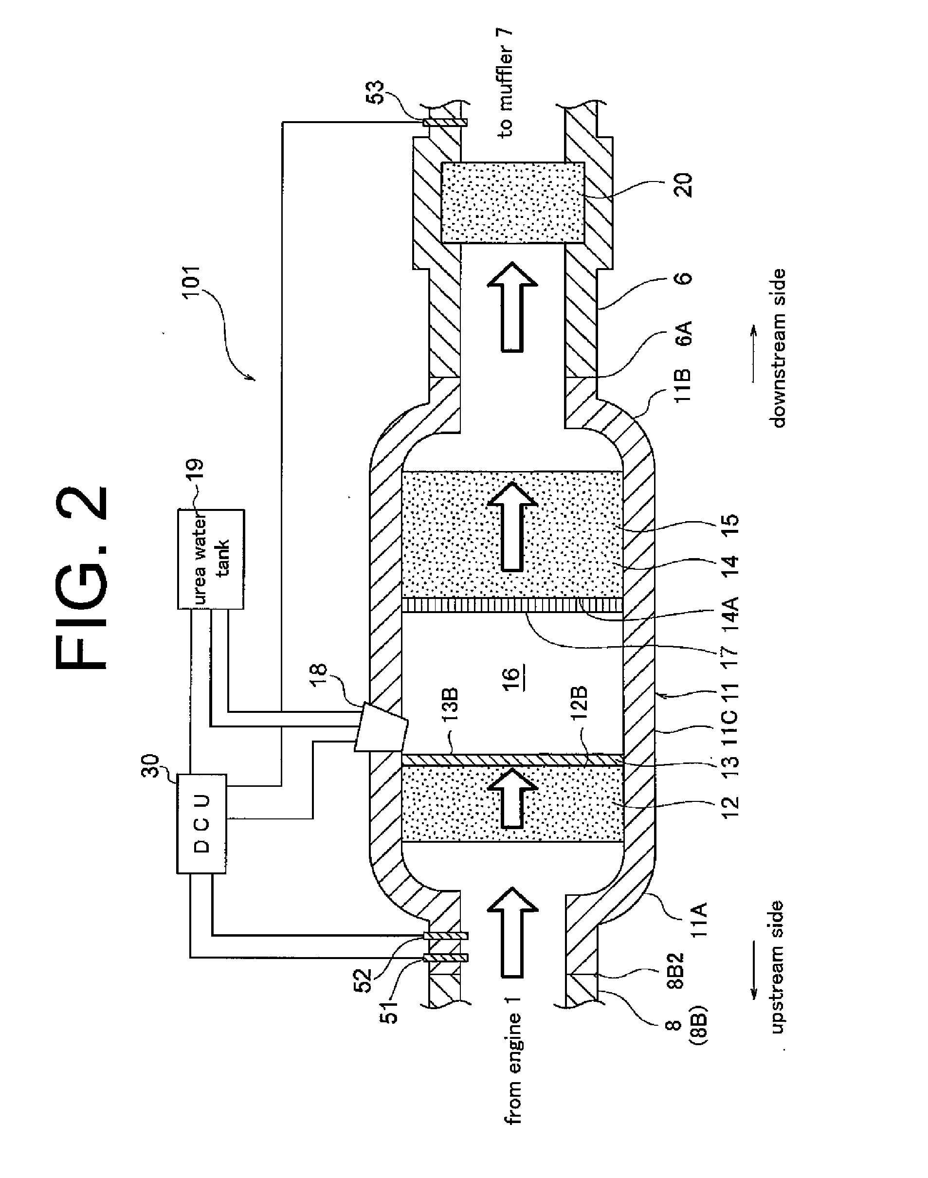 Exhaust gas purifying apparatus