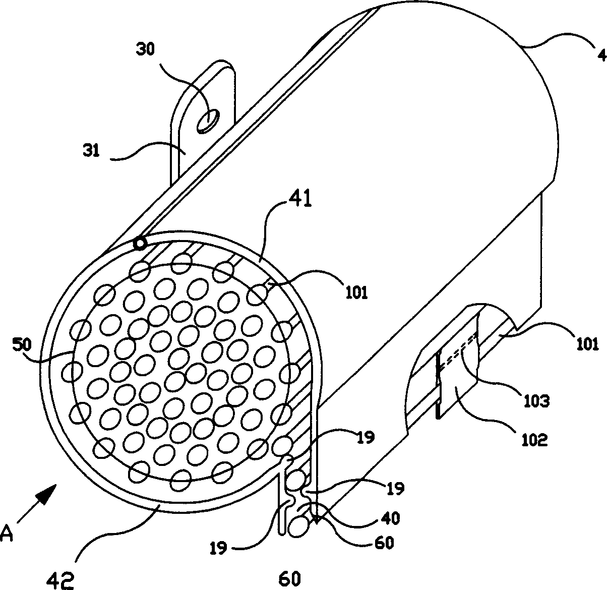 Apparatus for automatic drawing out of cotton swab