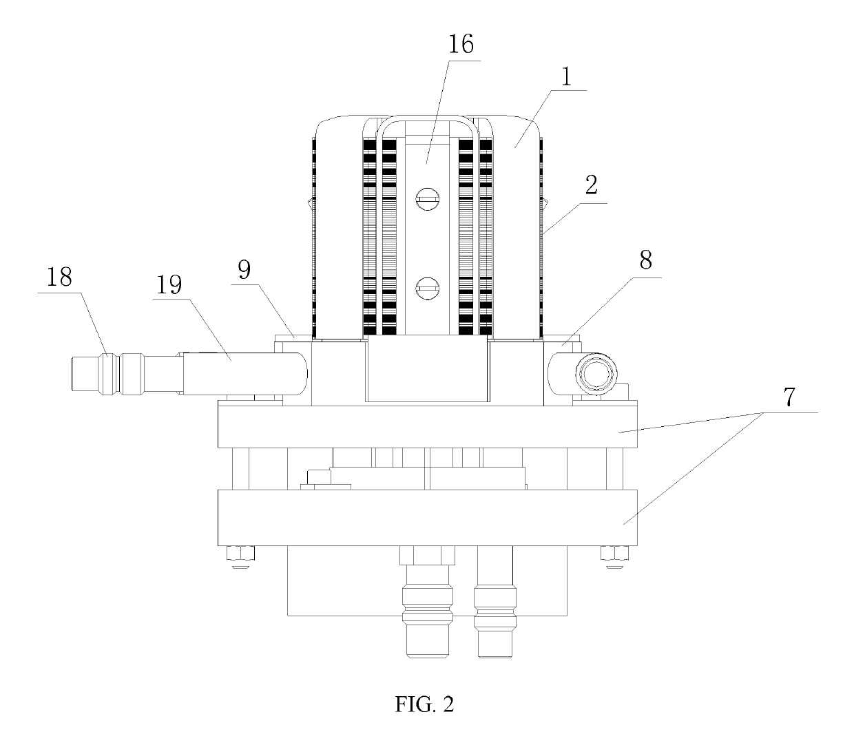 Tripod universal joint fairway heat treatment device and heat treatment method