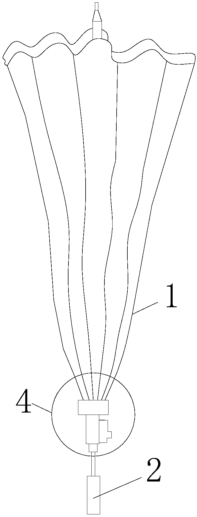 Umbrella capable of adjusting and replacing umbrella blade