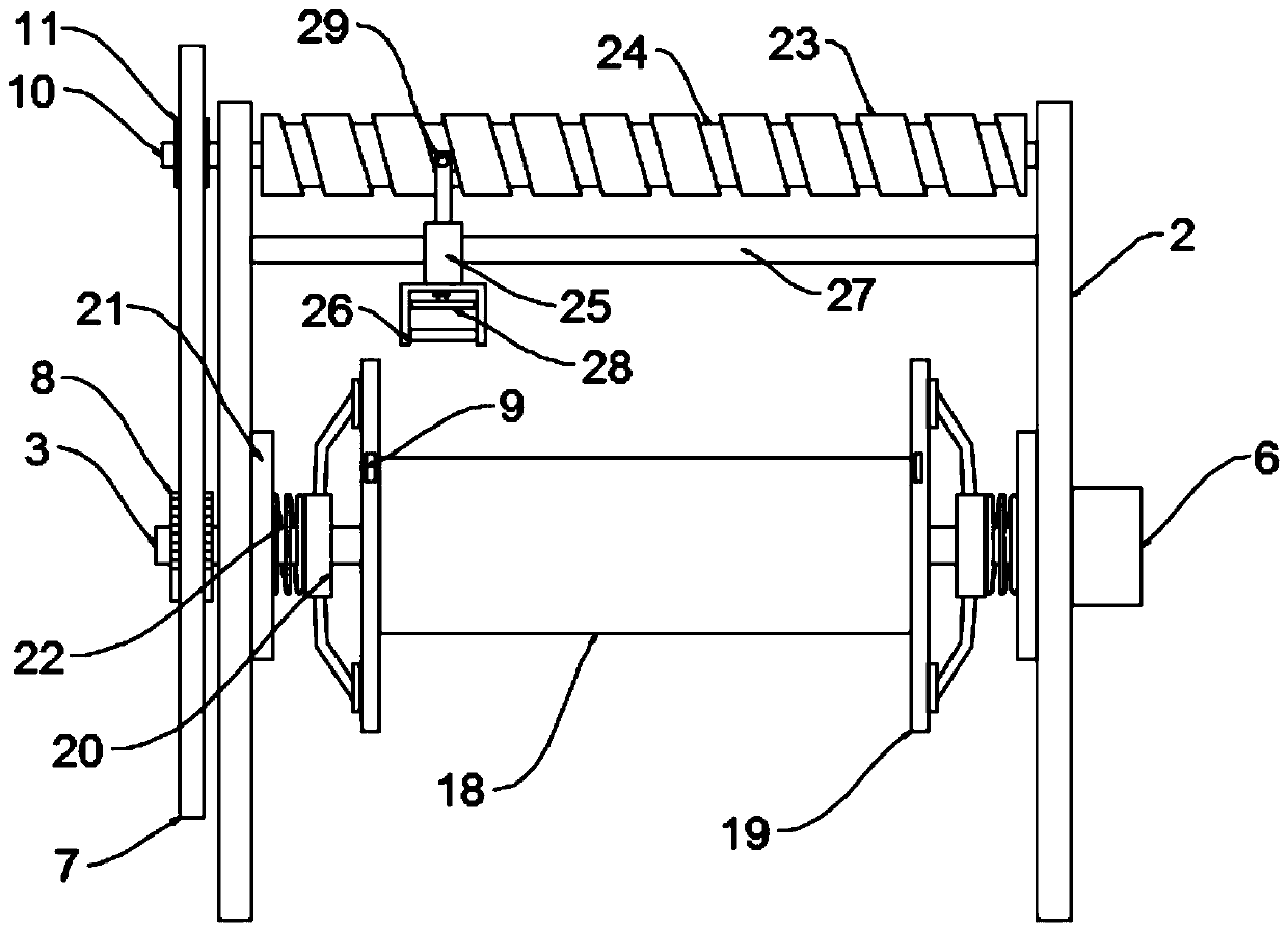 Non-return power cable take-up and pay-off device