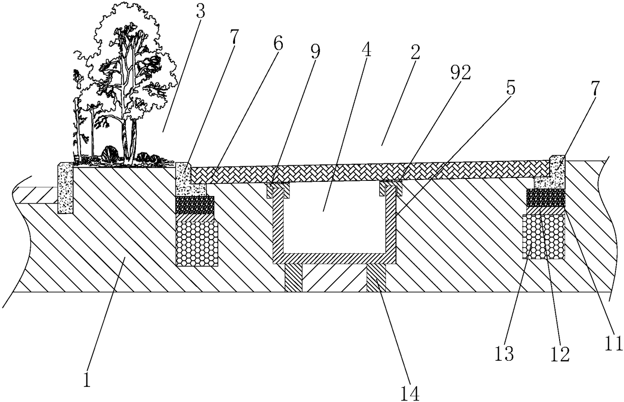 Non-motor vehicle road surface mechanism