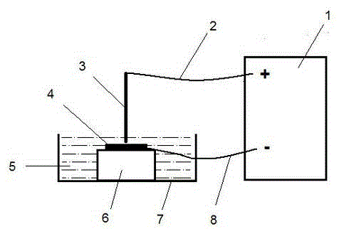 Coating type nano-palladium film catalytic electrode and its preparation method