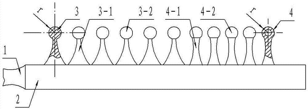 The processing method of toothbrush head