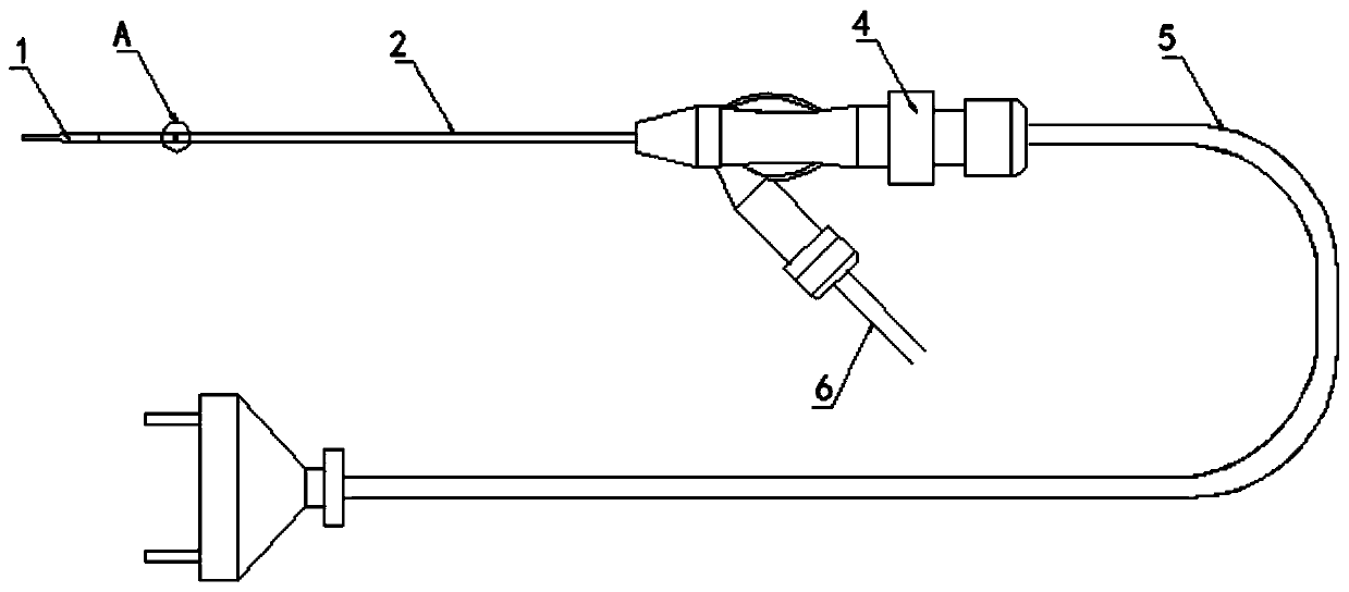 Radio frequency plasma knife electrode vaporization, thermal coagulation and incision operation anti-inflammatory device