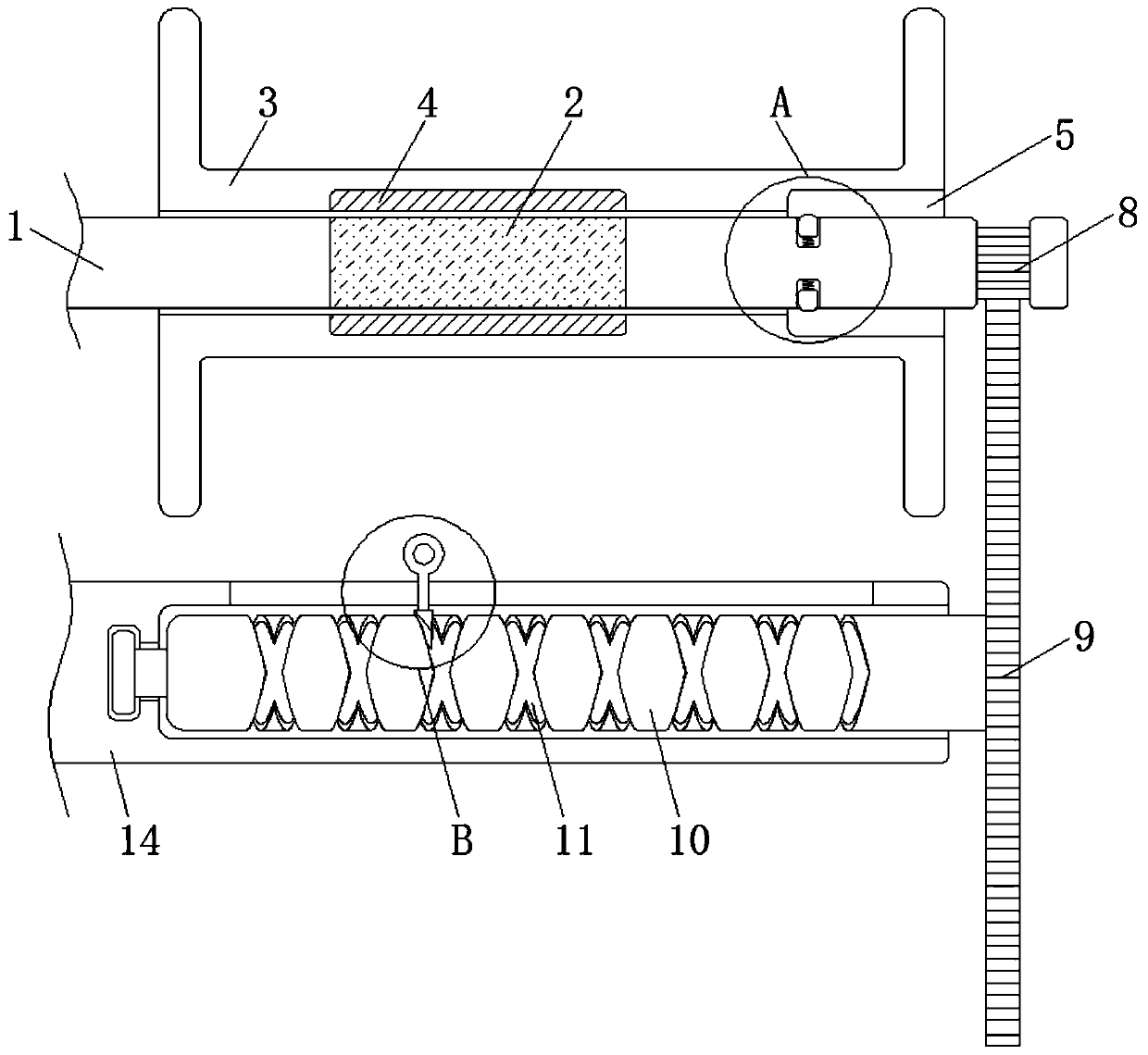 Textile silk yarn winding device