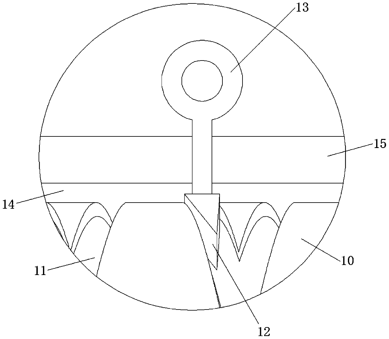 Textile silk yarn winding device