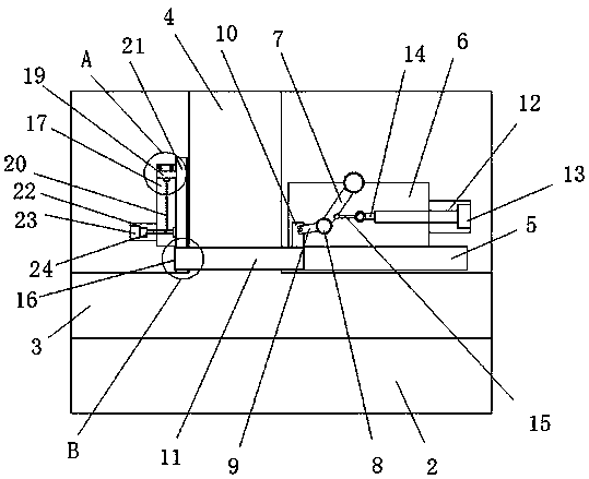 A double-channel water conservancy construction continuous waterproof and drainage device