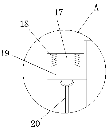 A double-channel water conservancy construction continuous waterproof and drainage device