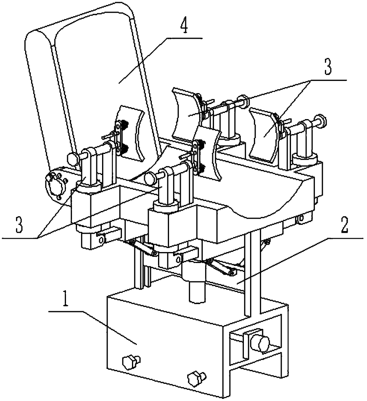 Clinical fixing apparatus for intensive care unit